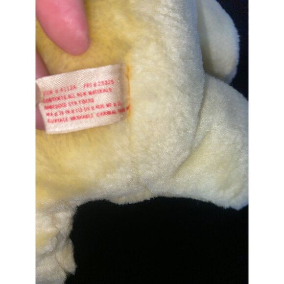 Vintage Animal Fair Teddy Bear Yellow Plush Sleeping Cap Star Moon - Picture 7 of 7